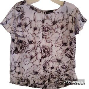 Liz Claiborne lightweight flowy blouse sz M